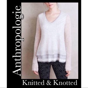 Anthropologie Knitted & Knotted Alessia Sweater S